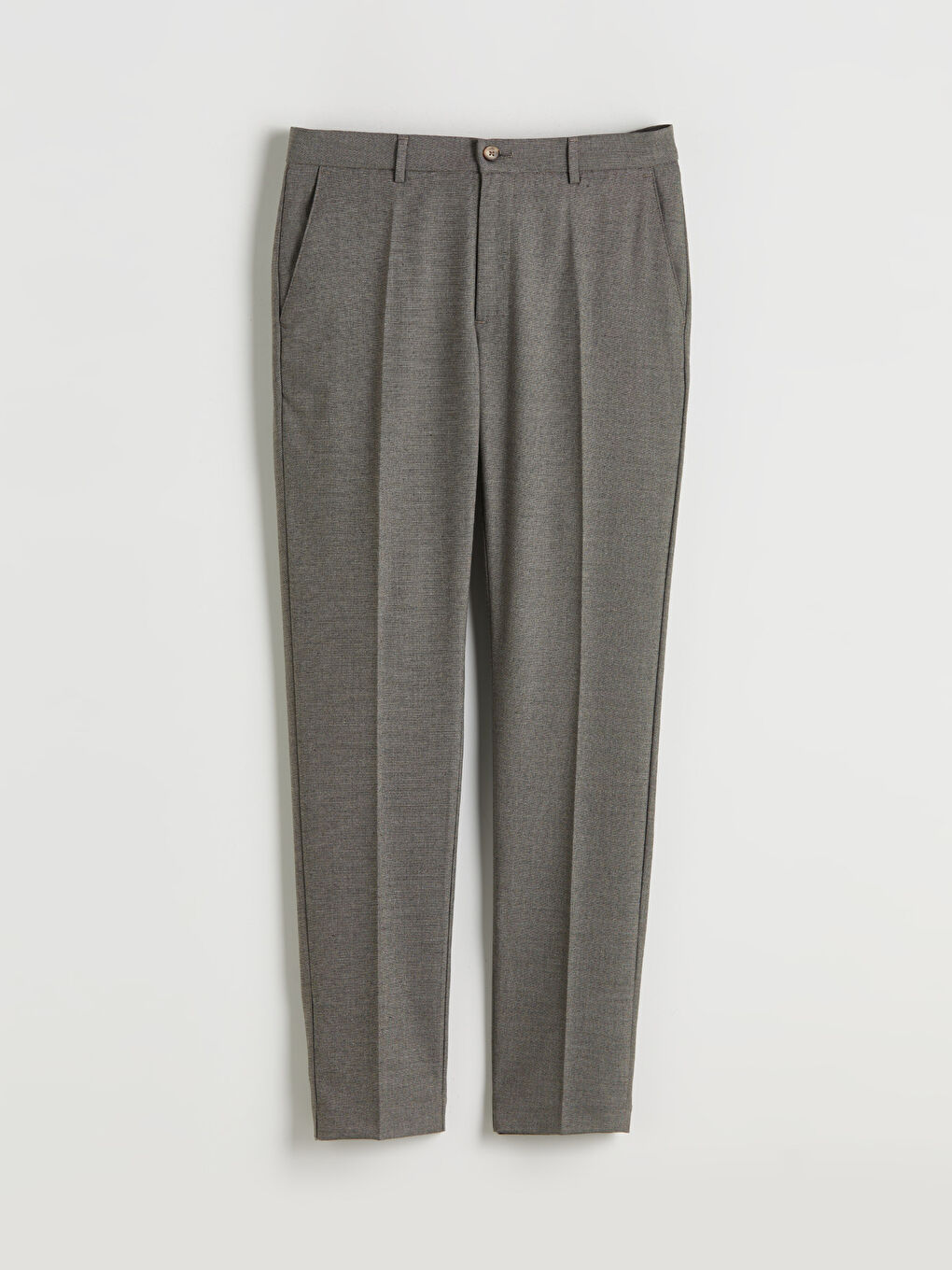 Bej Slim Fit Gabardin Erkek Pantolon-7