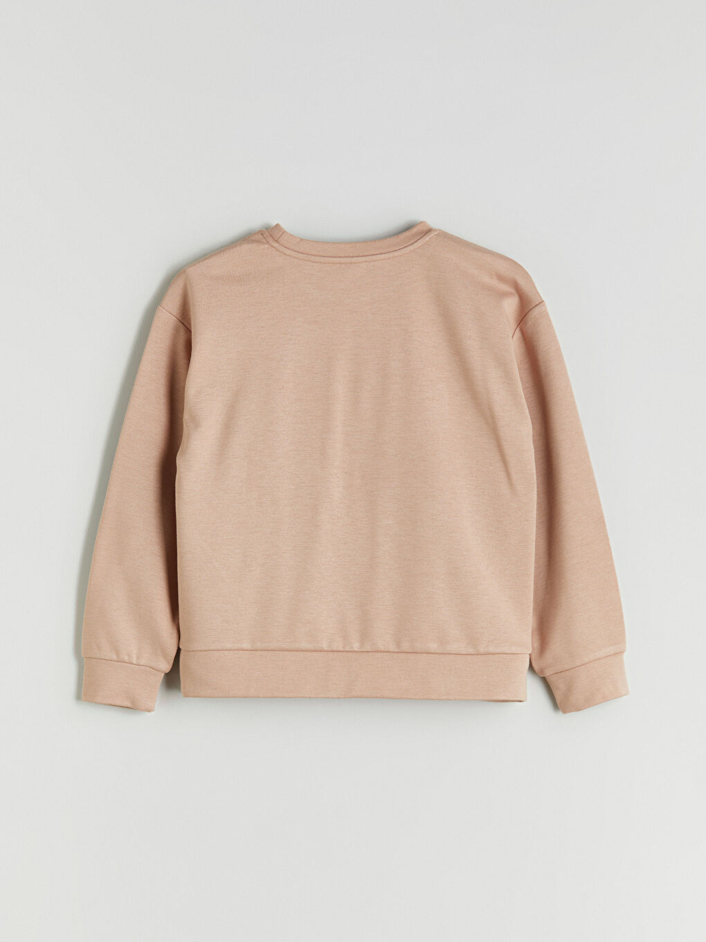 Crew Neck Girls' Sweatshirt and Pants-3