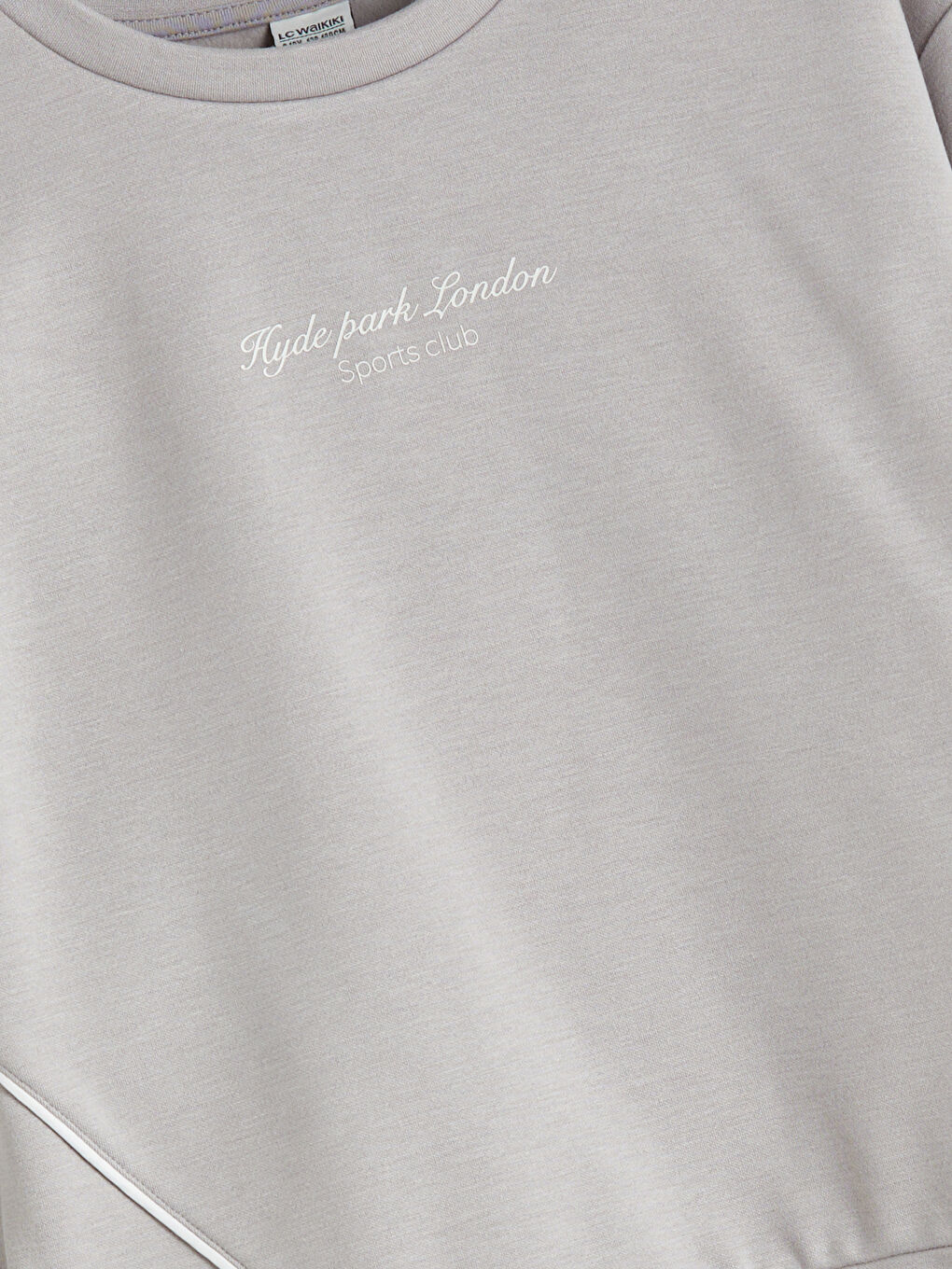 Crew Neck Girls' Sweatshirt and Pants-2