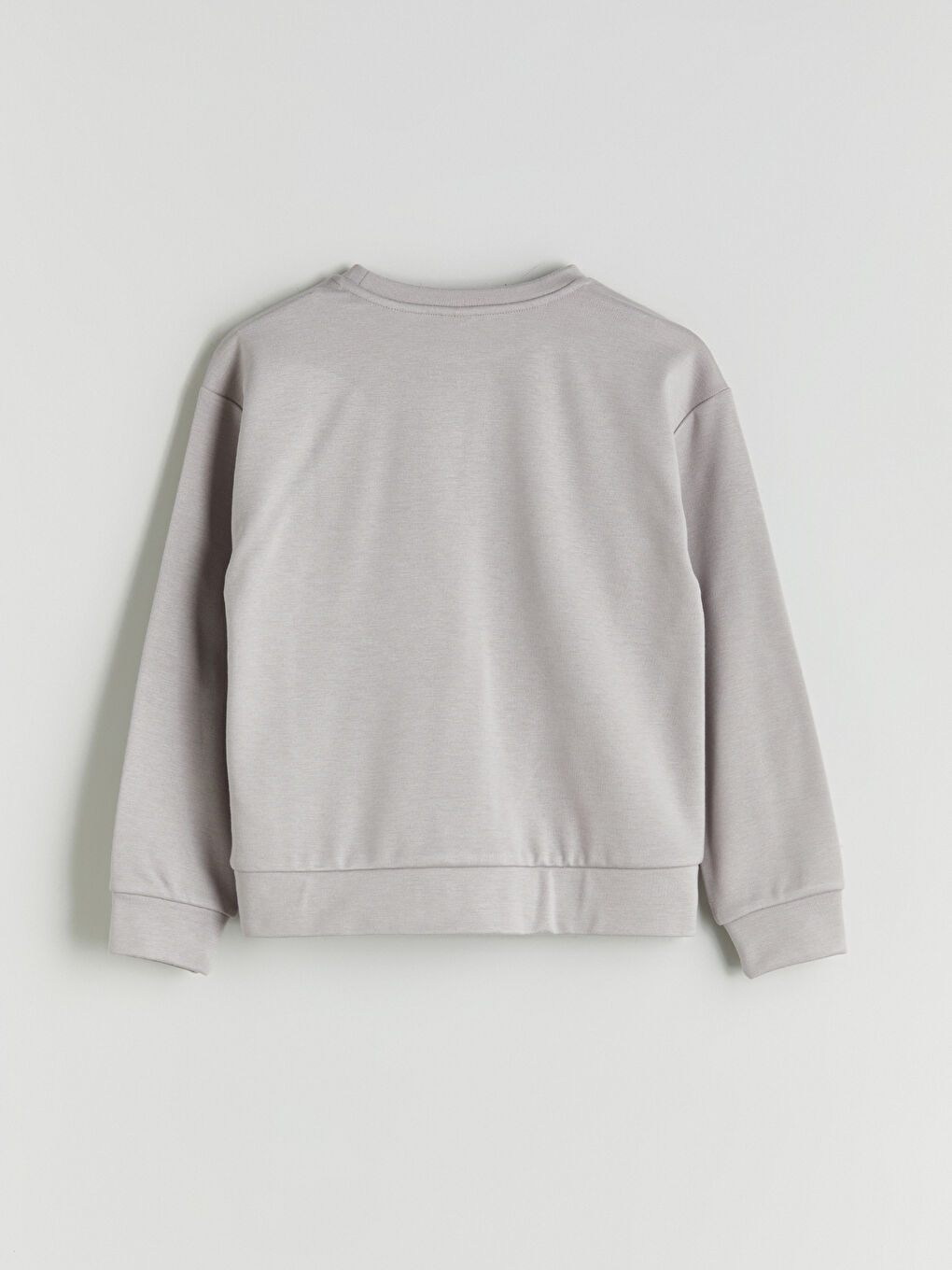 Crew Neck Girls' Sweatshirt and Pants-3