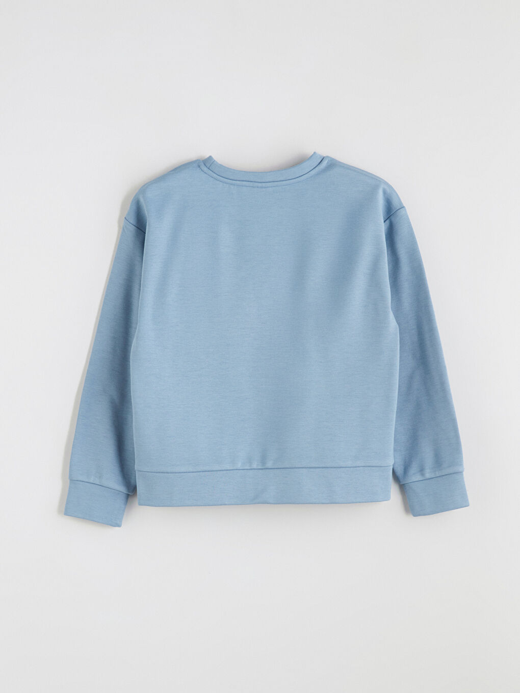 Crew Neck Girls' Sweatshirt and Pants-3