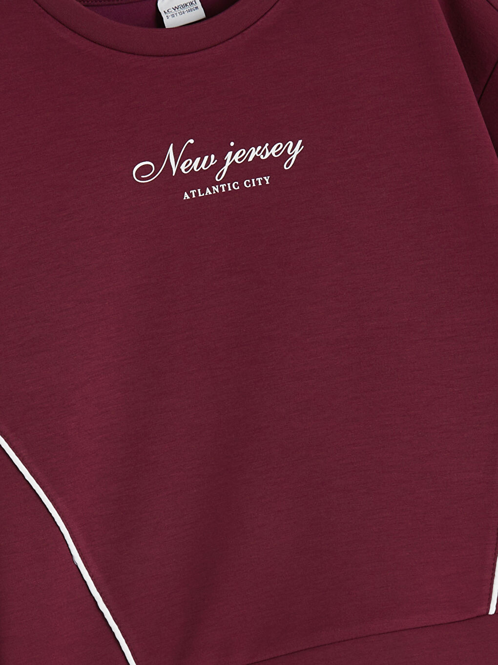 Crew Neck Girls' Sweatshirt and Pants-4