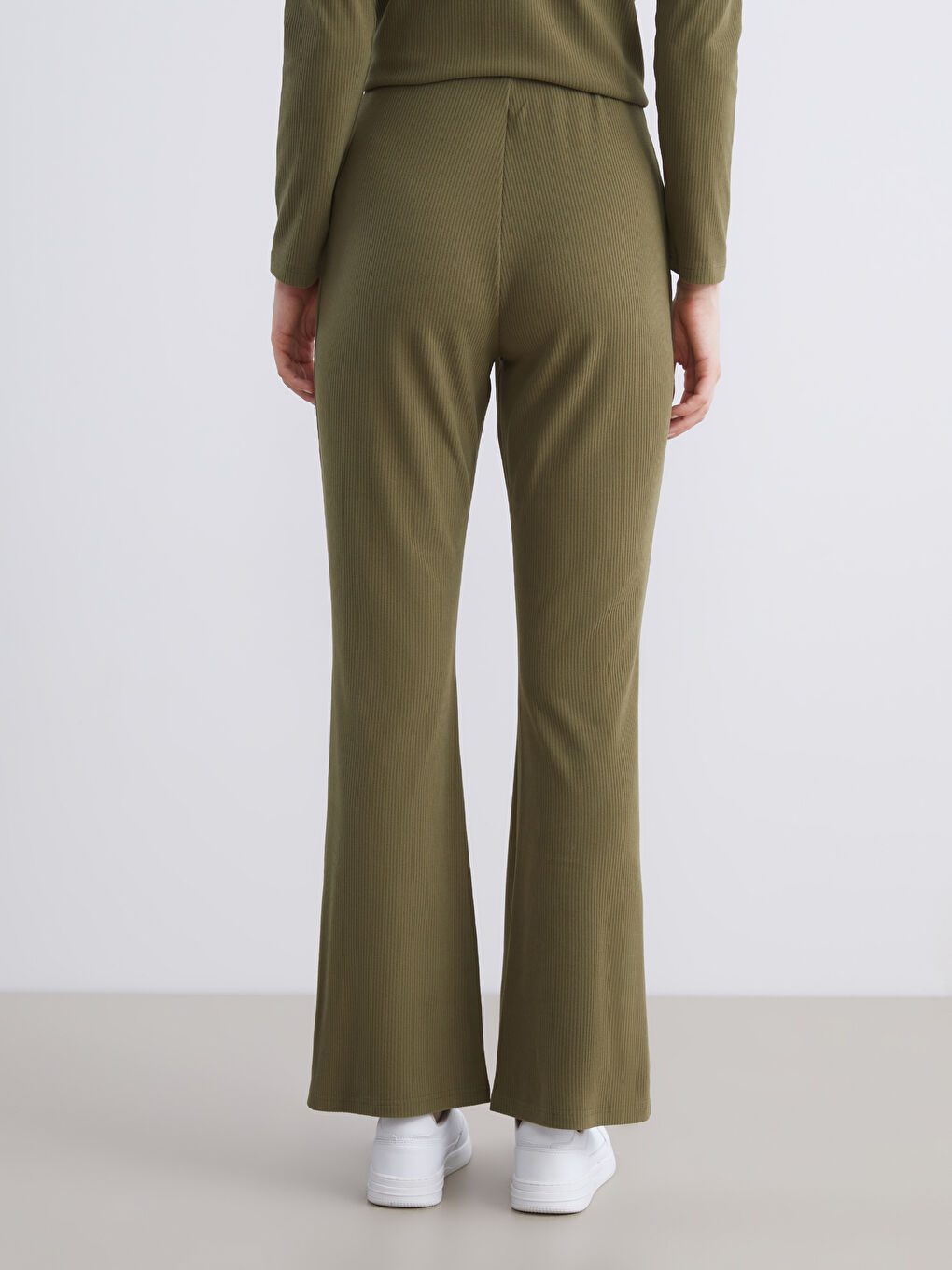 Женщины Хаки Брюки‑джоггеры-3