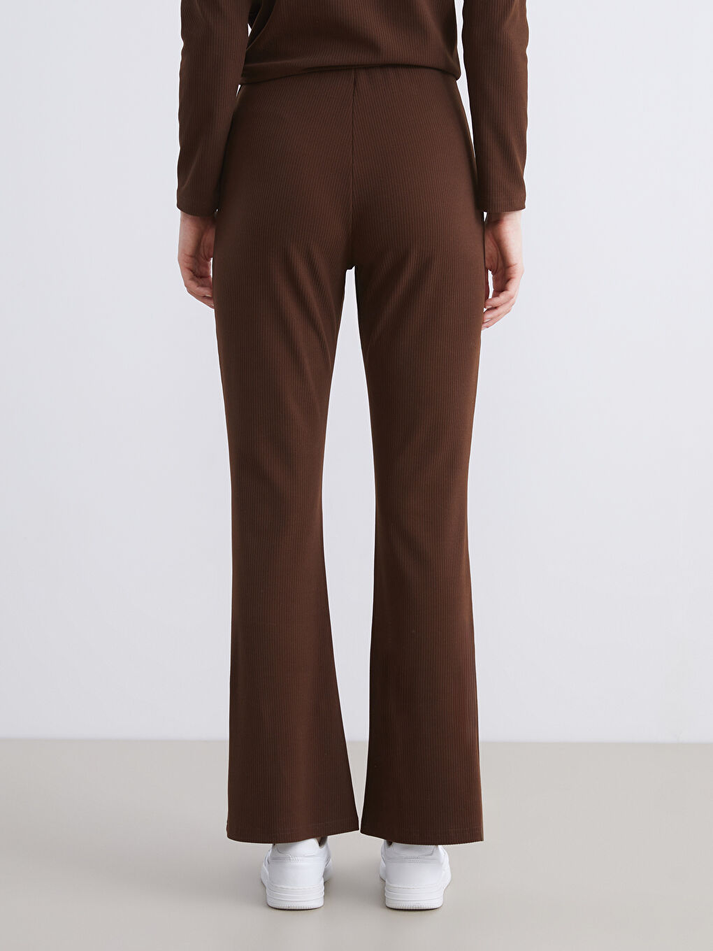 Женщины Коричневый Брюки‑джоггеры-3