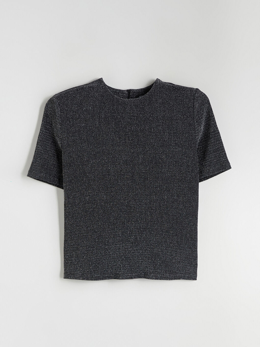 Shine in our crew neck blouse.-4