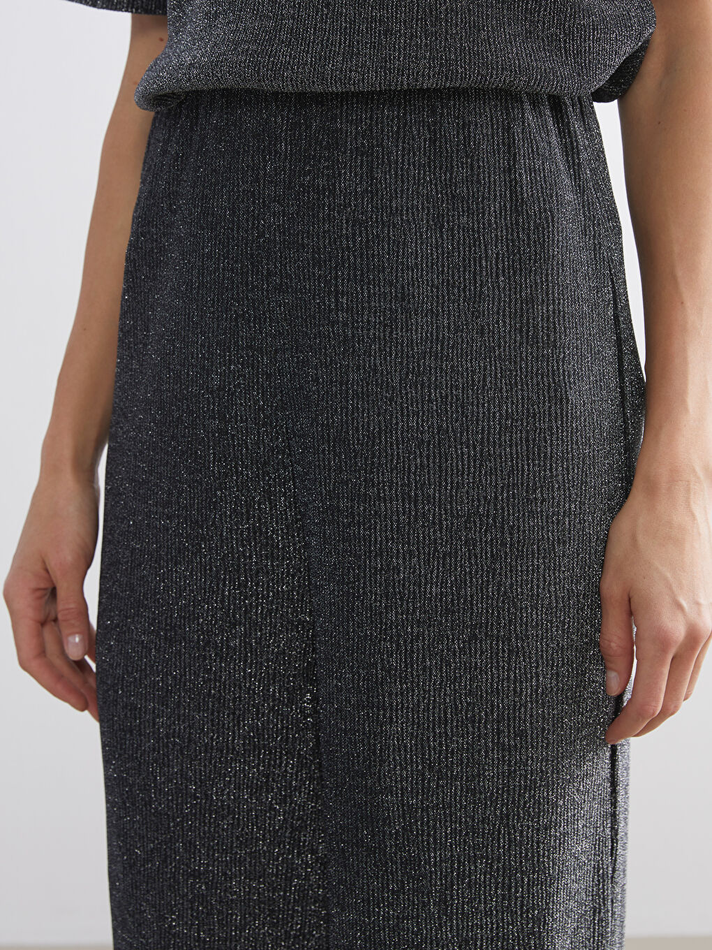 بنطلون نسائي بخصر مطاطي-2