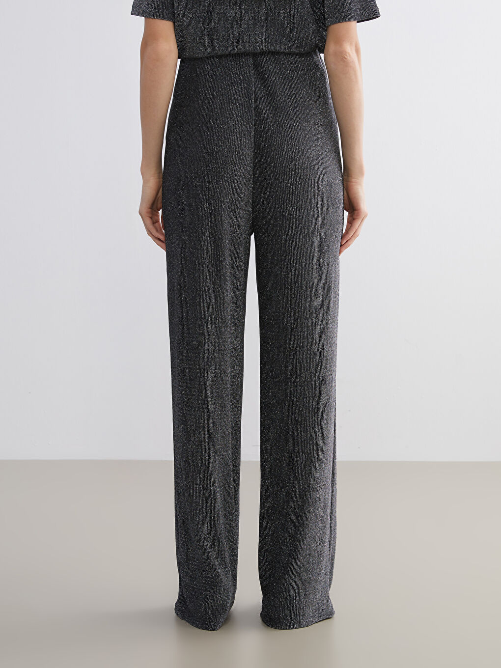 بنطلون نسائي بخصر مطاطي-3