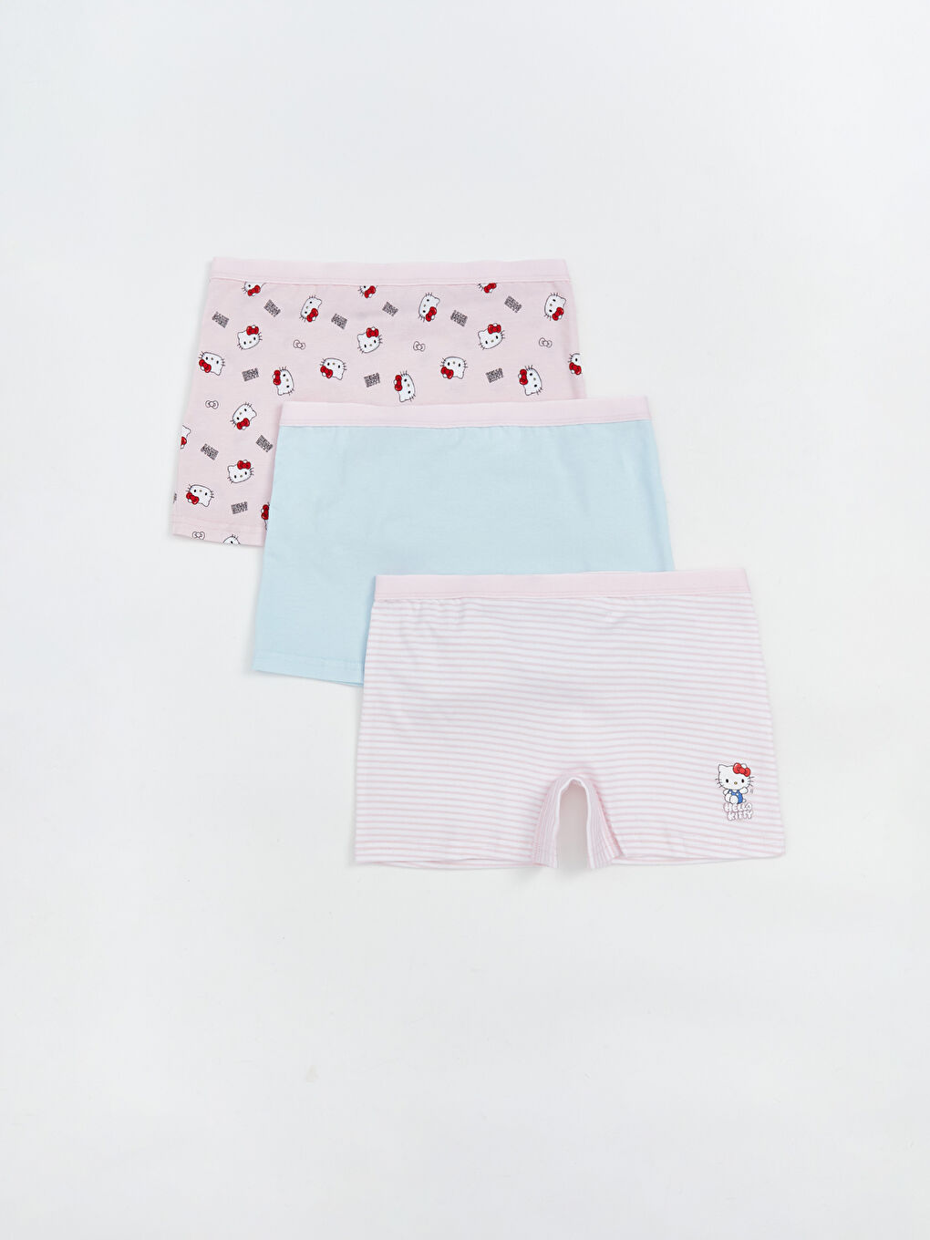 Hello Kitty Printed Girls' Boxer Trunks 3-Pack