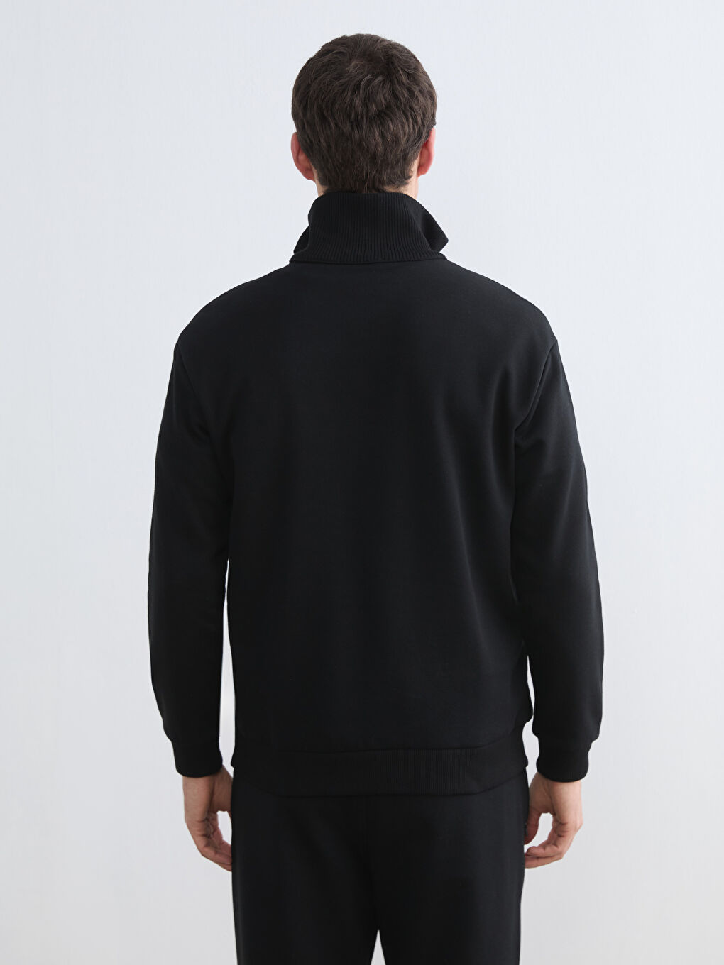 Мужчины Черный Свитшот-3