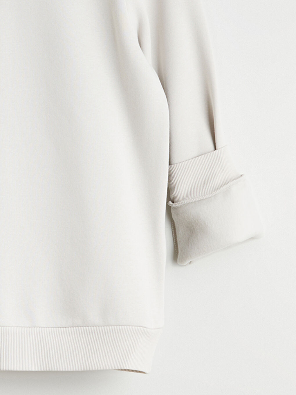 Zippered Funnel Neck Men's Thick Sweatshirt-5