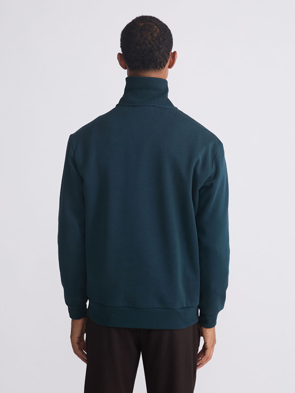 Funnel Neck Men's Sweatshirt-3