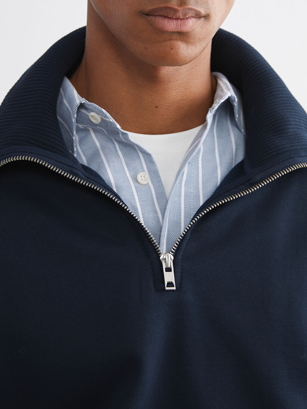 سویتشێرتی یەخەی مل بەرز بۆ پیاوان-2