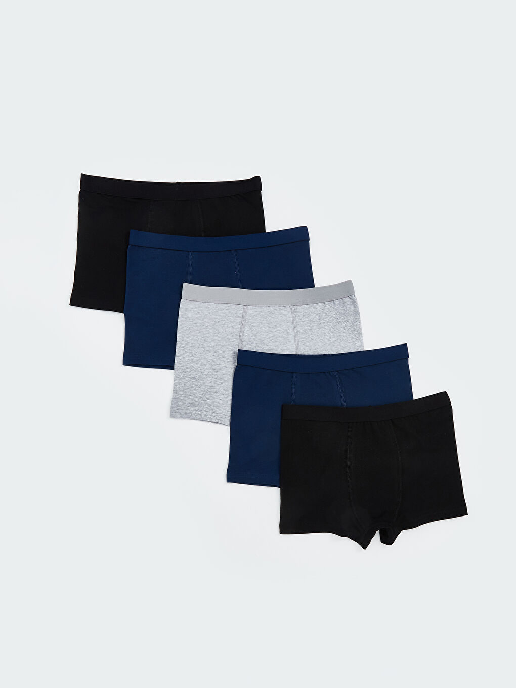 Siyah Basic Erkek Çocuk Boxer 5'li