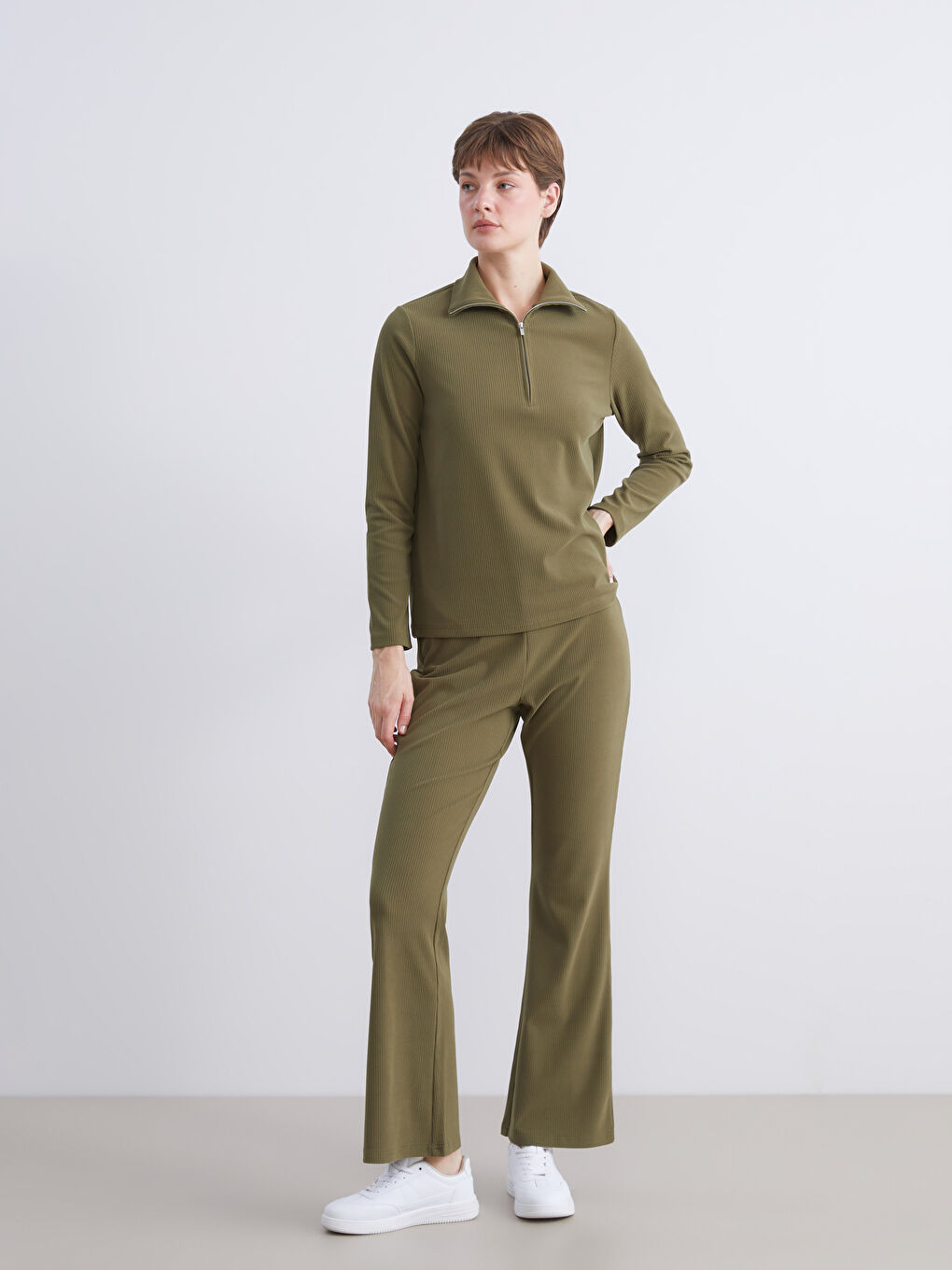 TAMNO ŽUTA Dukserica Žena-1