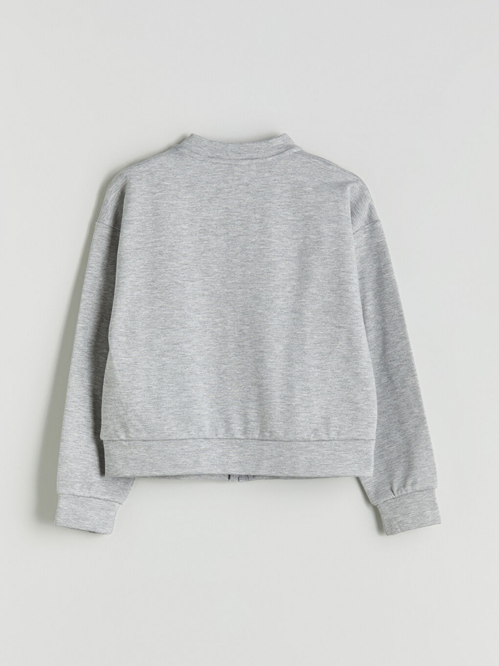Stand Collar Girl Sweatshirt Set-3