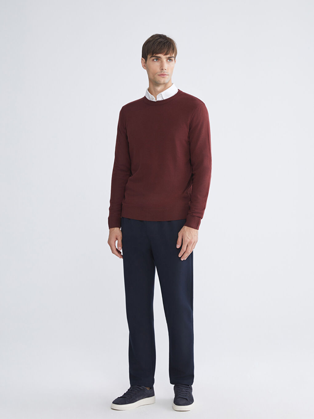 چاکەت ره‌نگ شه‌رابی پیاو-1