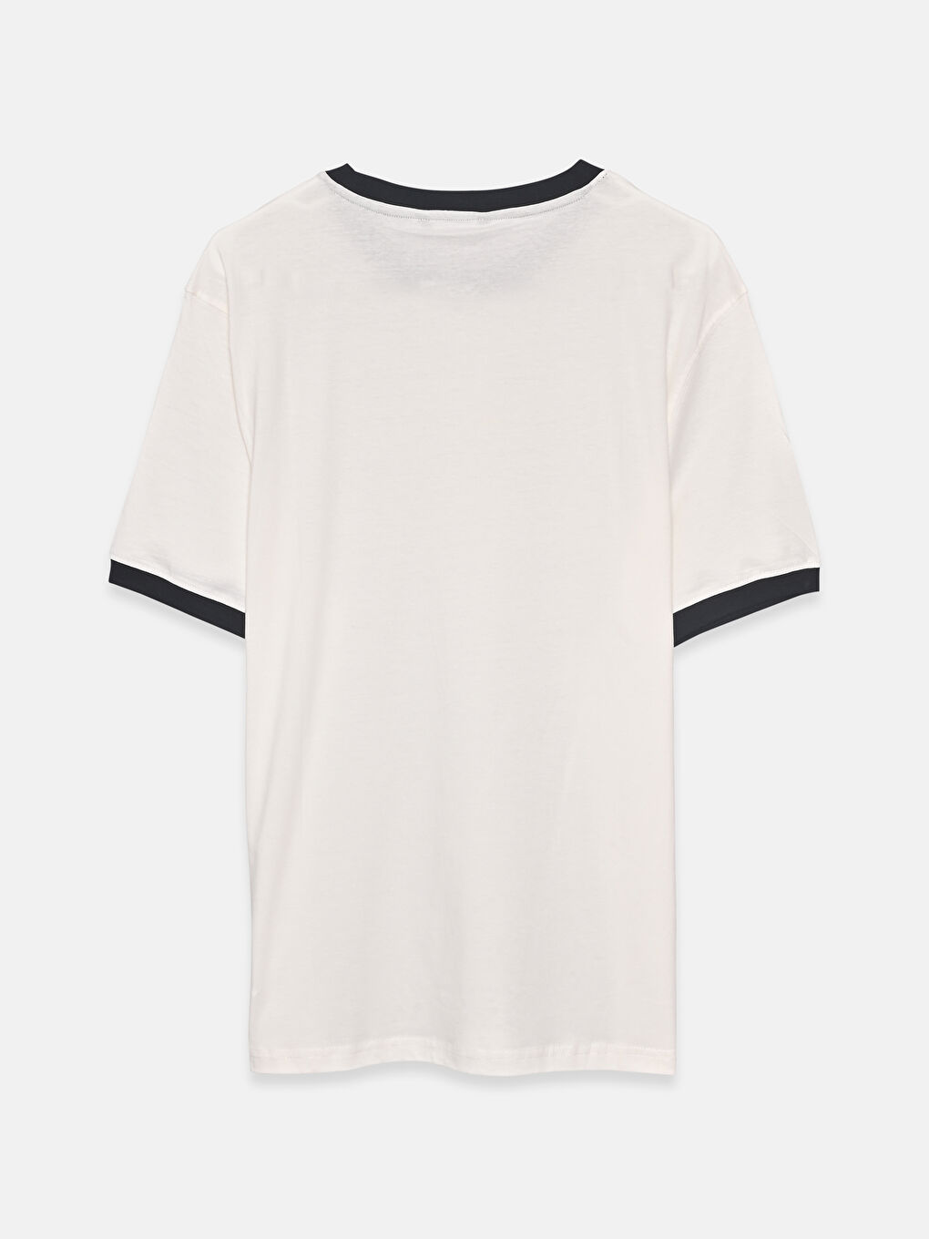 Men's T-Shirt with Contrast Detail-1