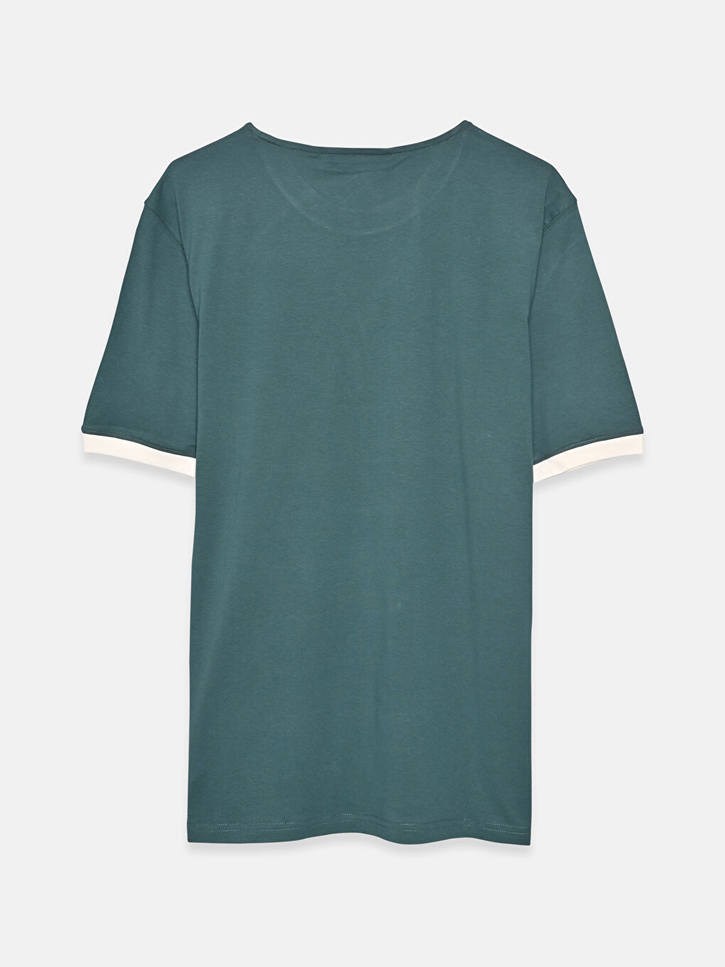 Футболка с круглым вырезом и принтом для мужчин-1