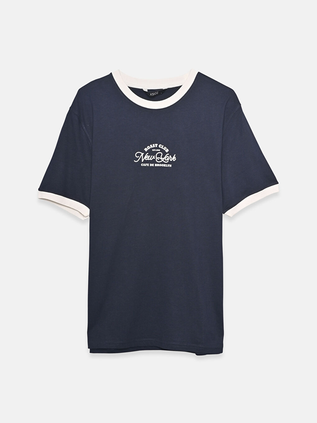 Футболка с круглым вырезом и принтом для мужчин