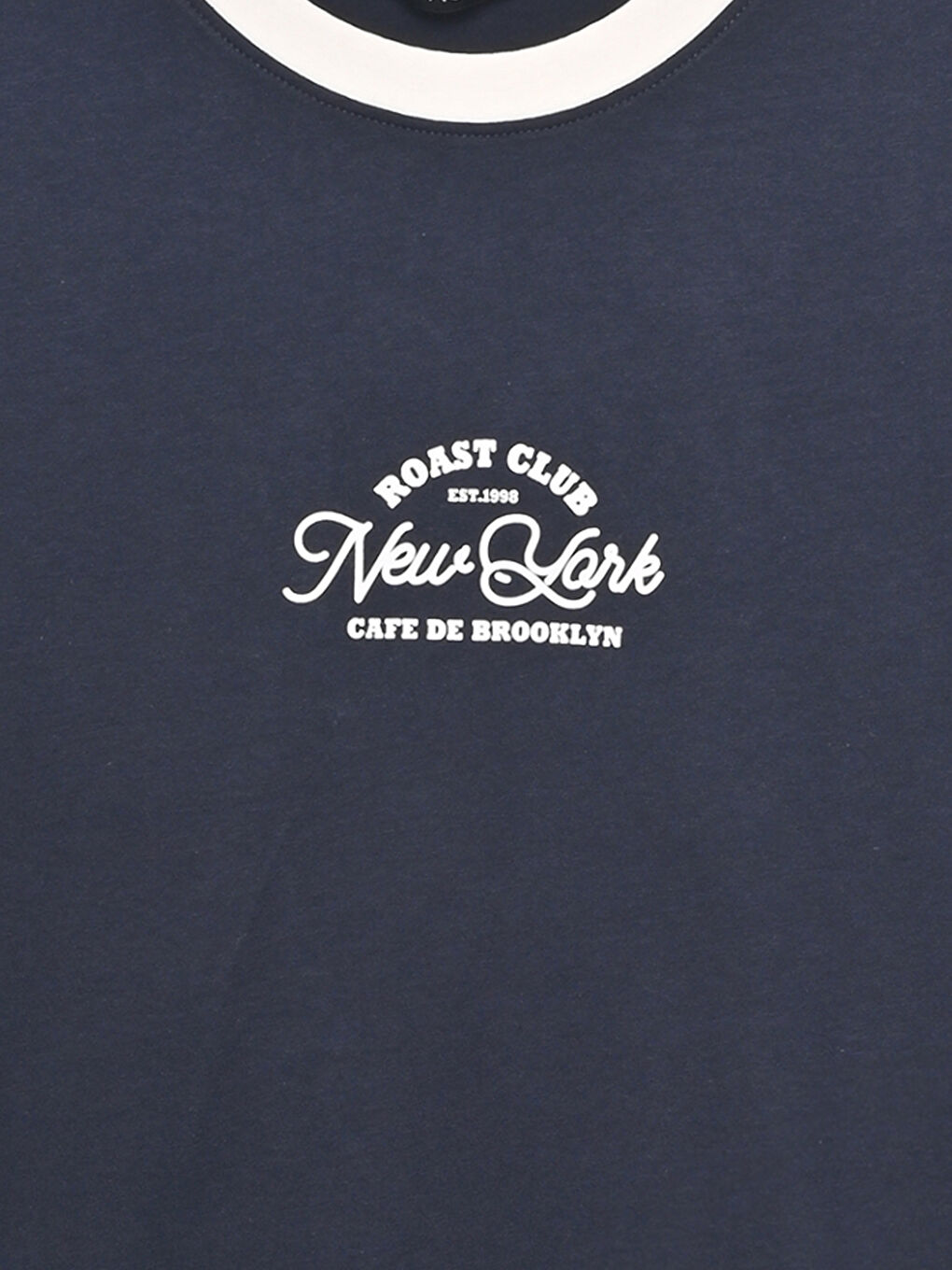 Футболка с круглым вырезом и принтом для мужчин-2