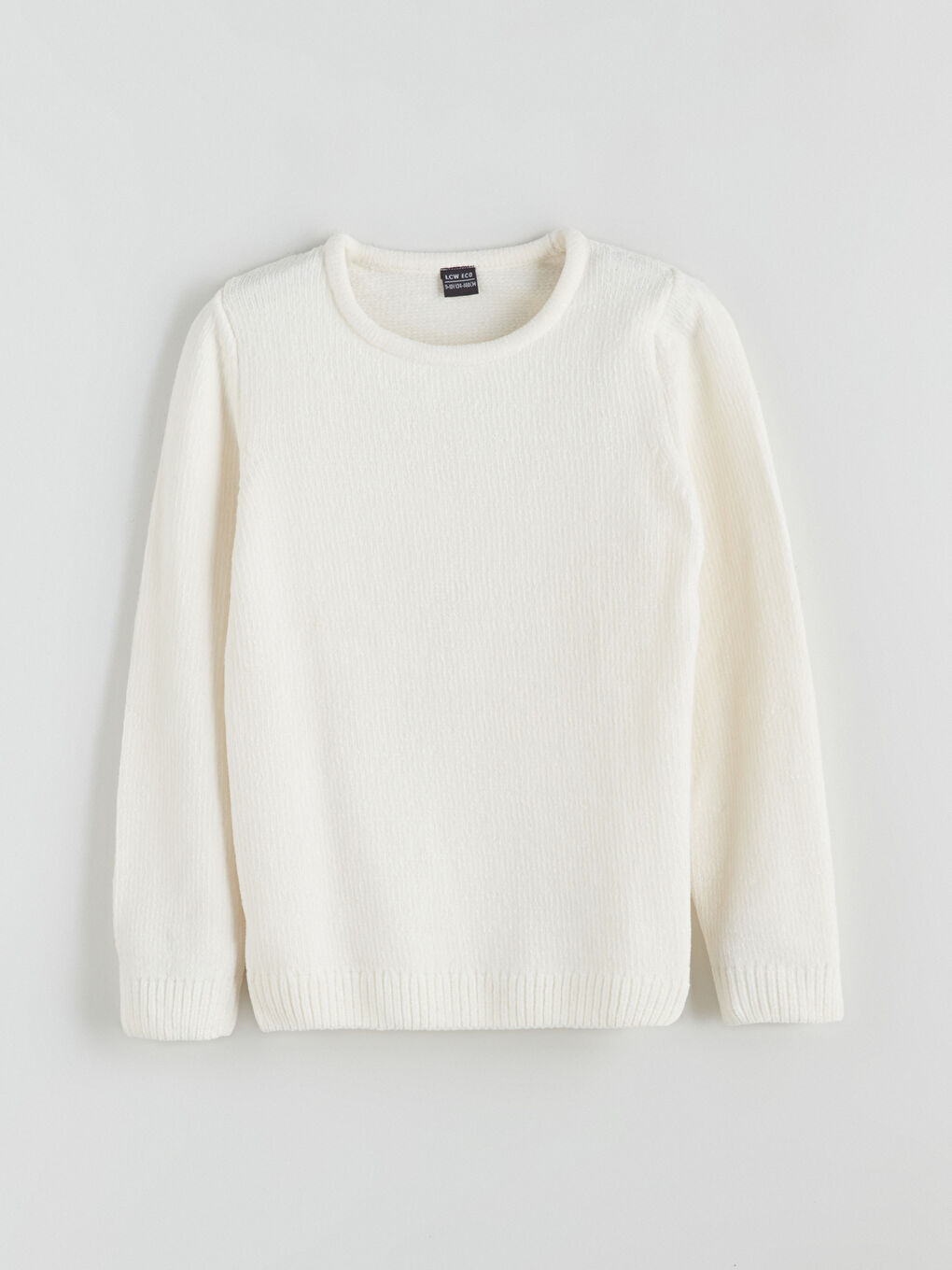 Crew Neck Girls' Knitwear Sweater