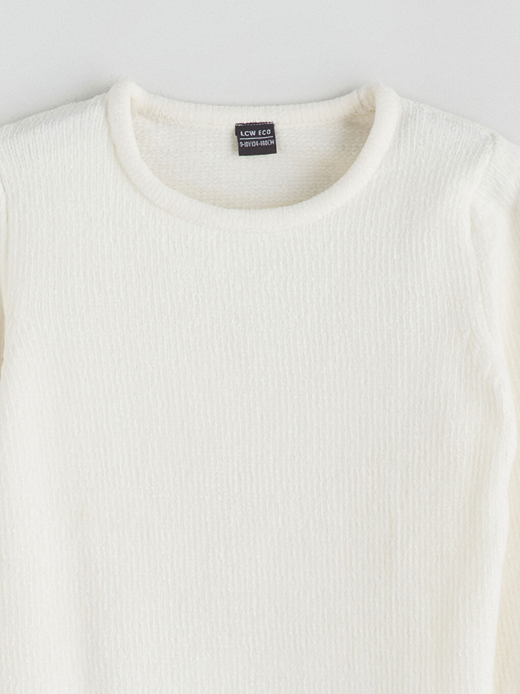 Crew Neck Girls' Knitwear Sweater-1