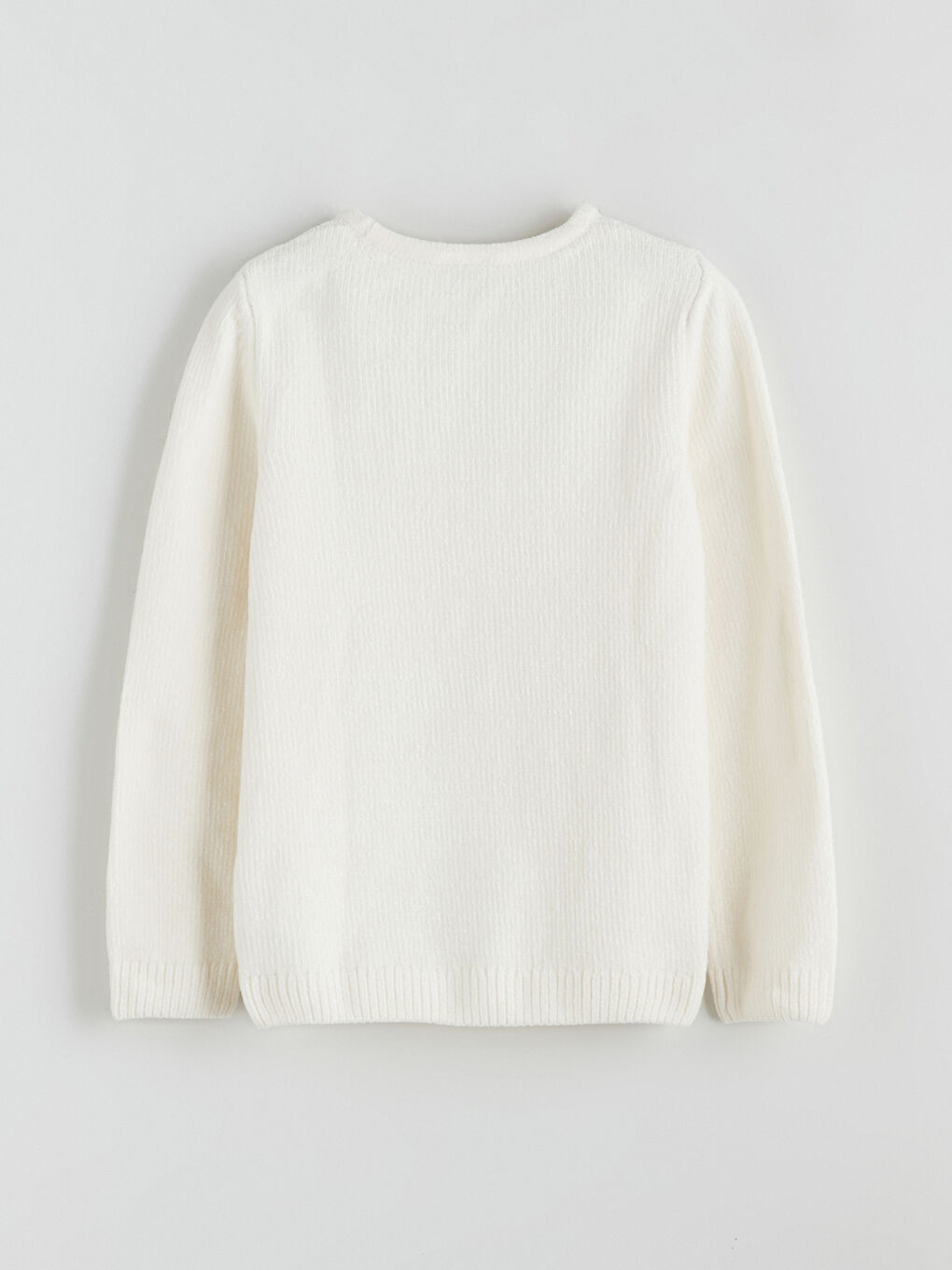 Crew Neck Girls' Knitwear Sweater-2