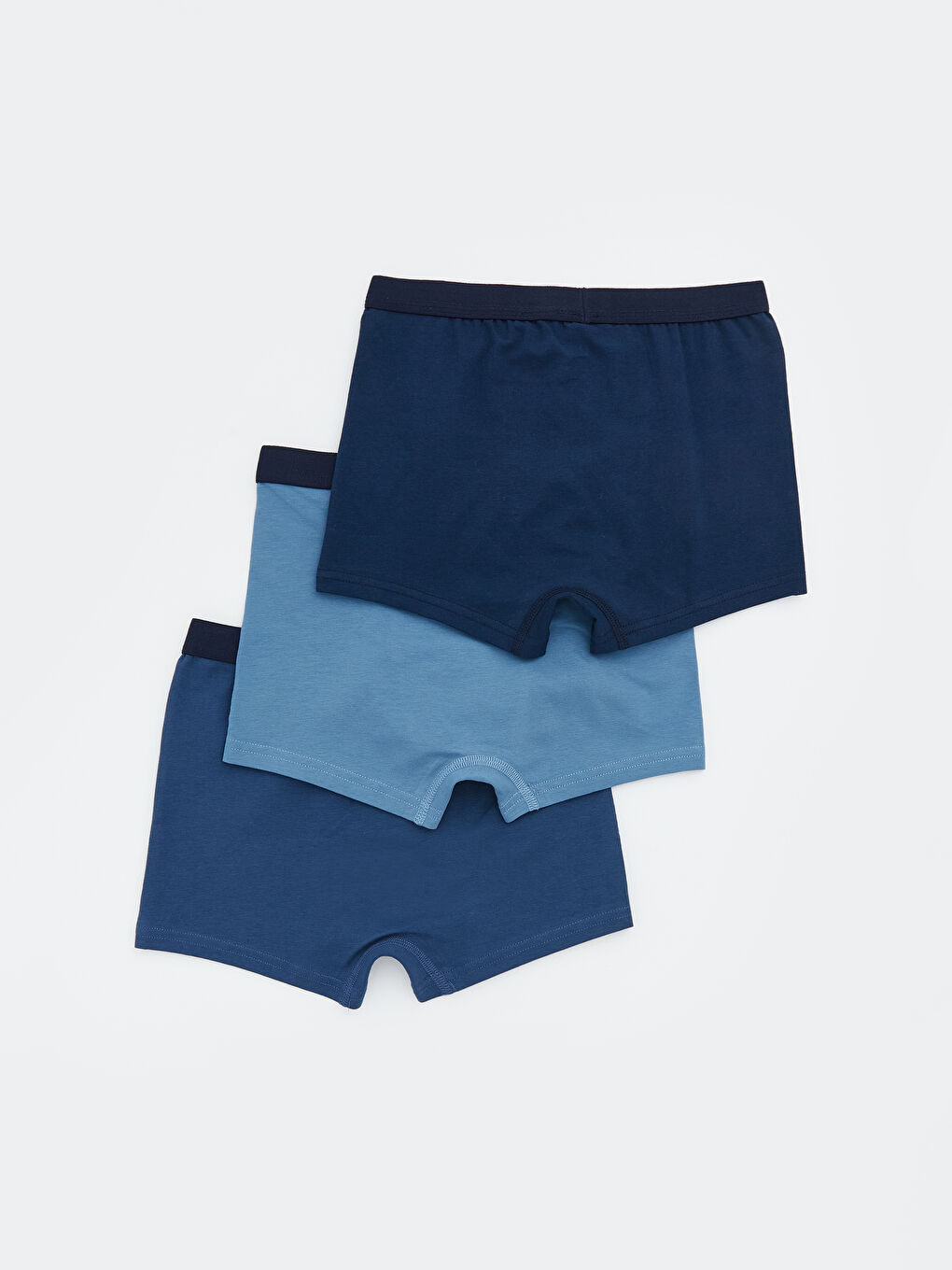Lacivert Basic Erkek Çocuk Boxer 3'lü-1