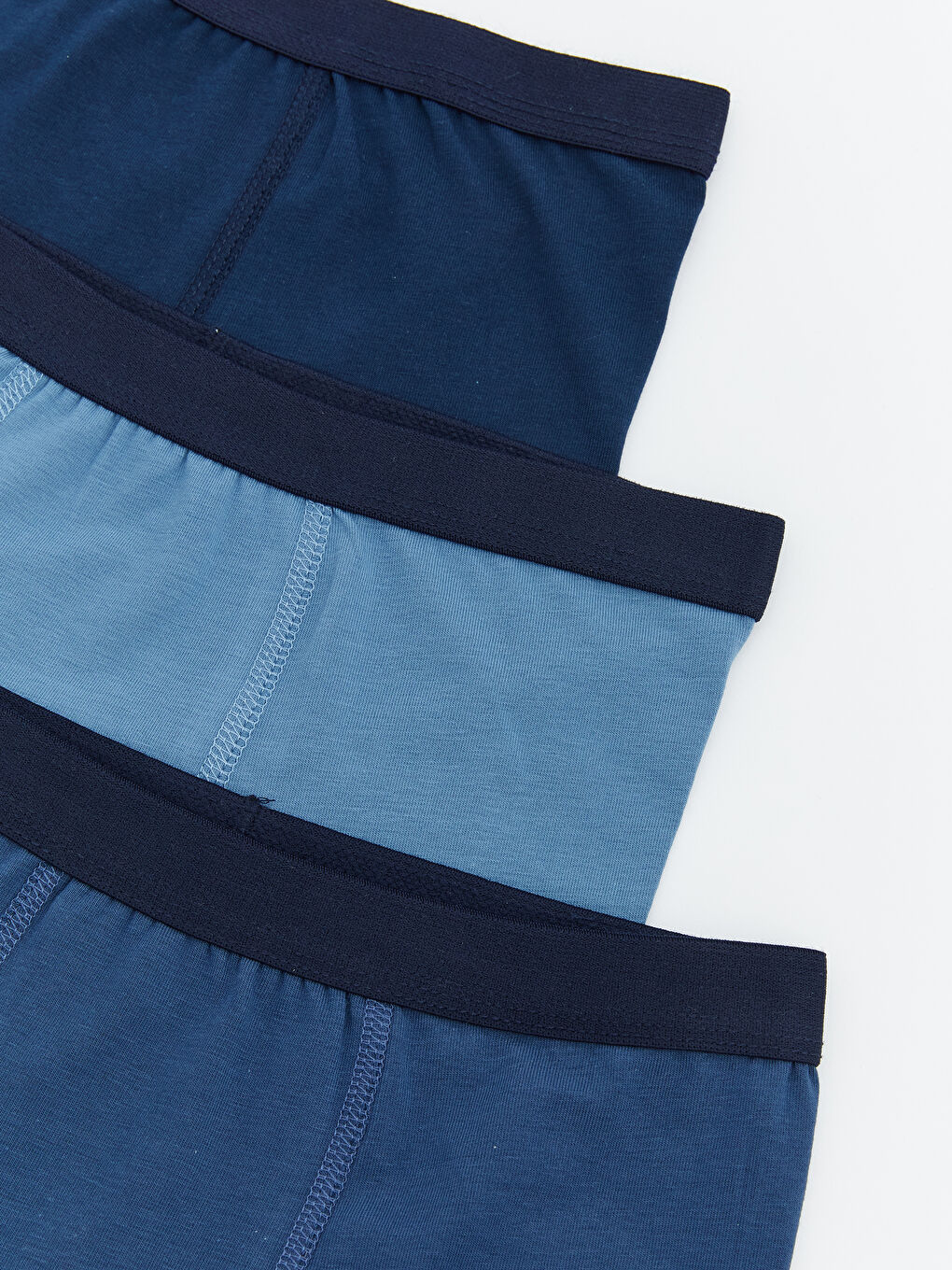 Lacivert Basic Erkek Çocuk Boxer 3'lü-2