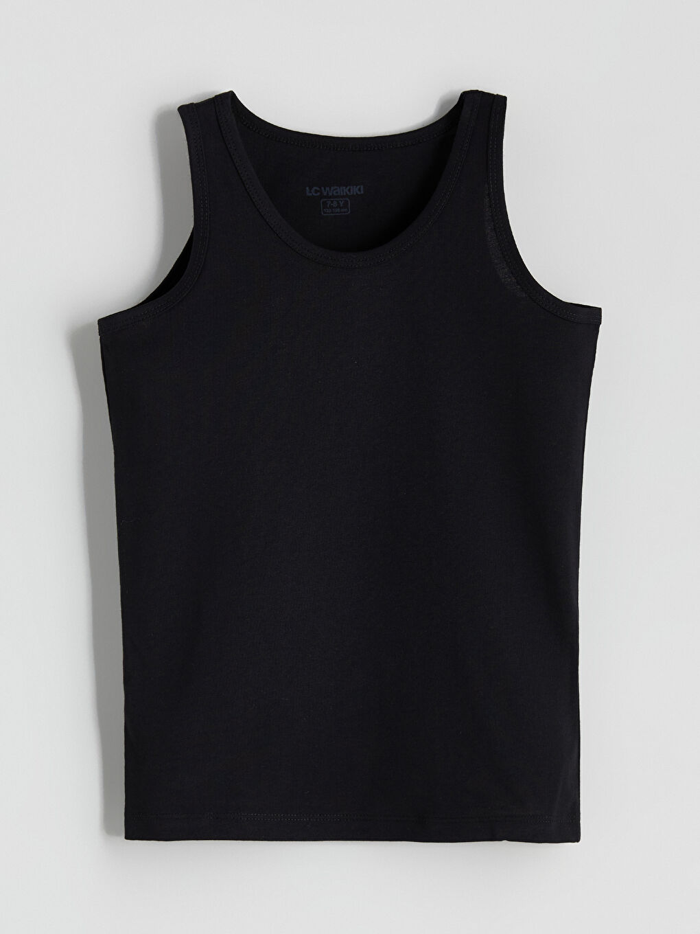 Siyah Bisiklet Yaka Erkek Çocuk Atlet 5'li-2