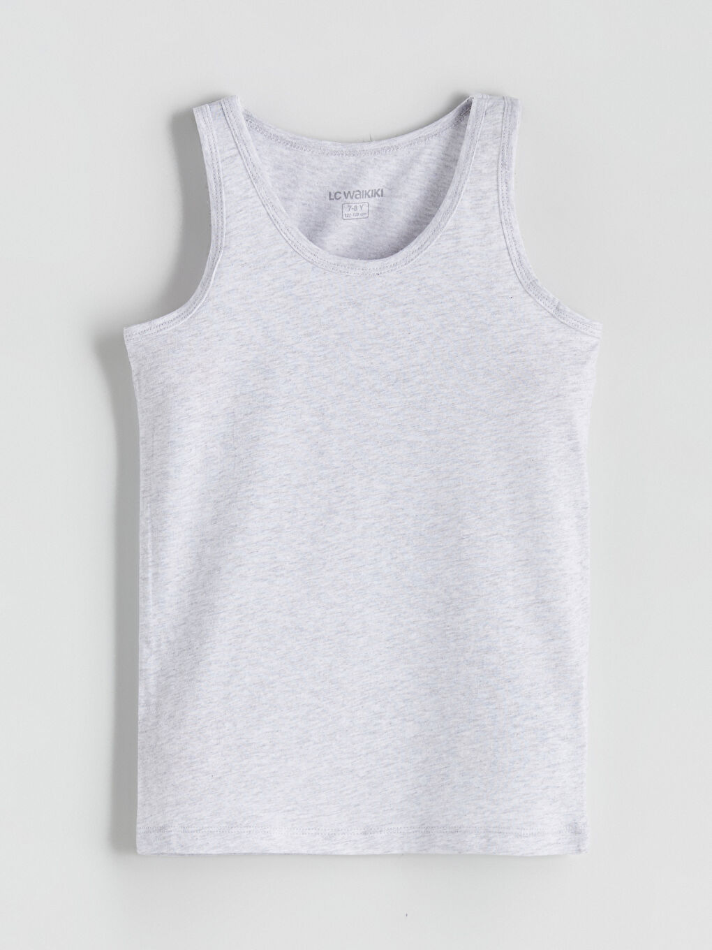 Siyah Bisiklet Yaka Erkek Çocuk Atlet 5'li-7