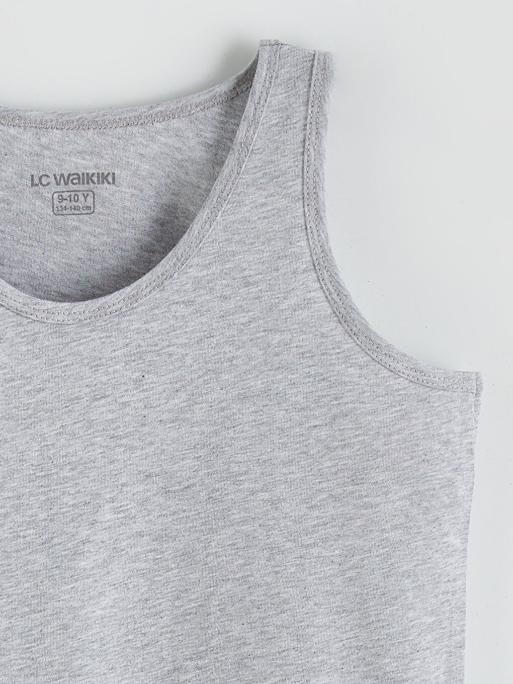 Siyah Bisiklet Yaka Erkek Çocuk Atlet 5'li-3