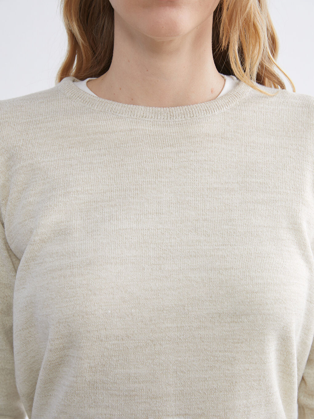 Woman BEIGE Sweater-2