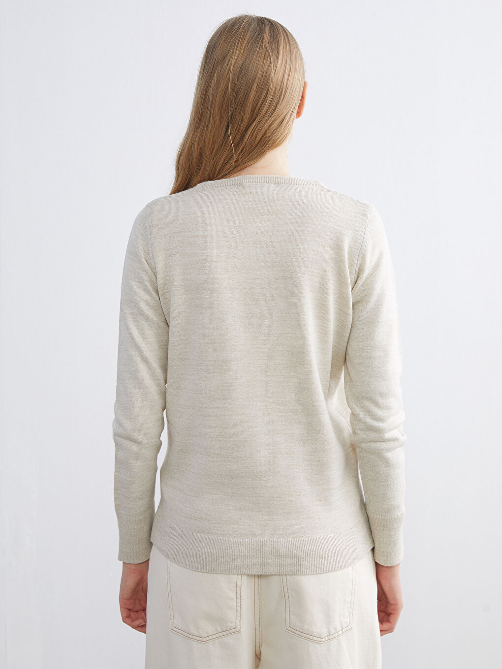 Woman BEIGE Sweater-3