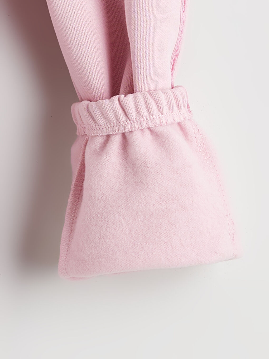 Pembe Fiyonklu Kız Çocuk Kalın Sweatshirt ve Eşofman Altı-7