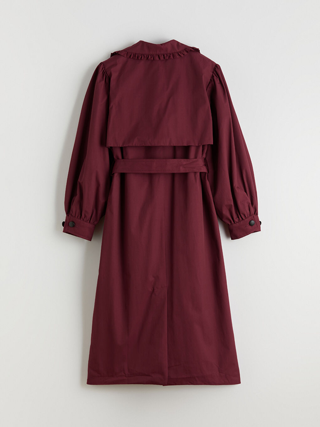 معطف ترنش بصفين زراير للسيدات-11