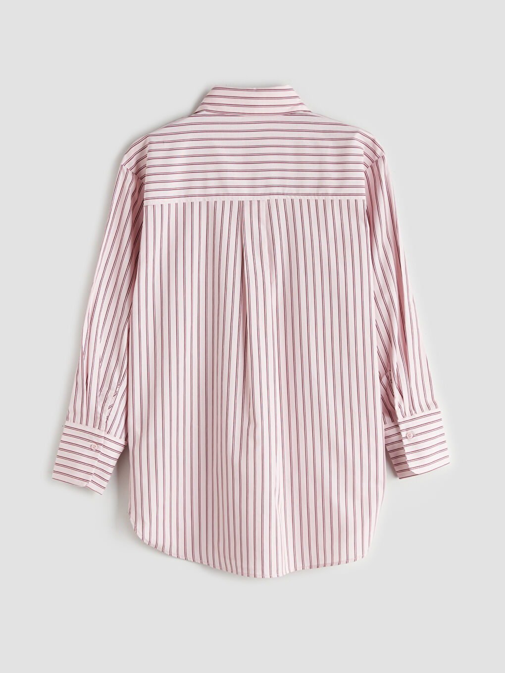 LCW Modest Striped Poplin Women's Shirt Tunic -W5JT67Z8-LHK