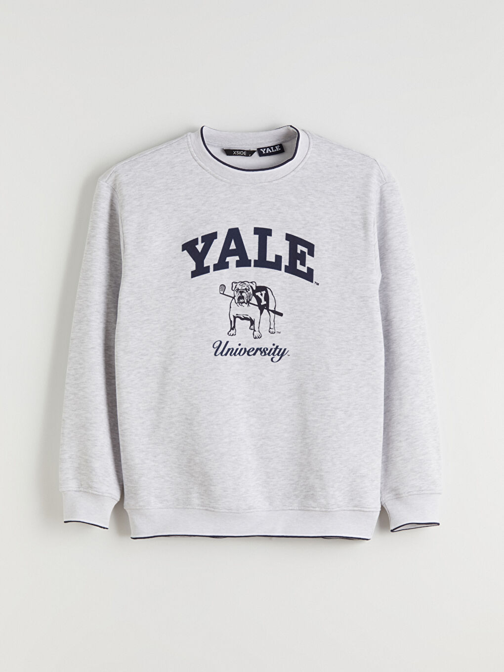 Yale University Printed Men's Thick Sweatshirt-4