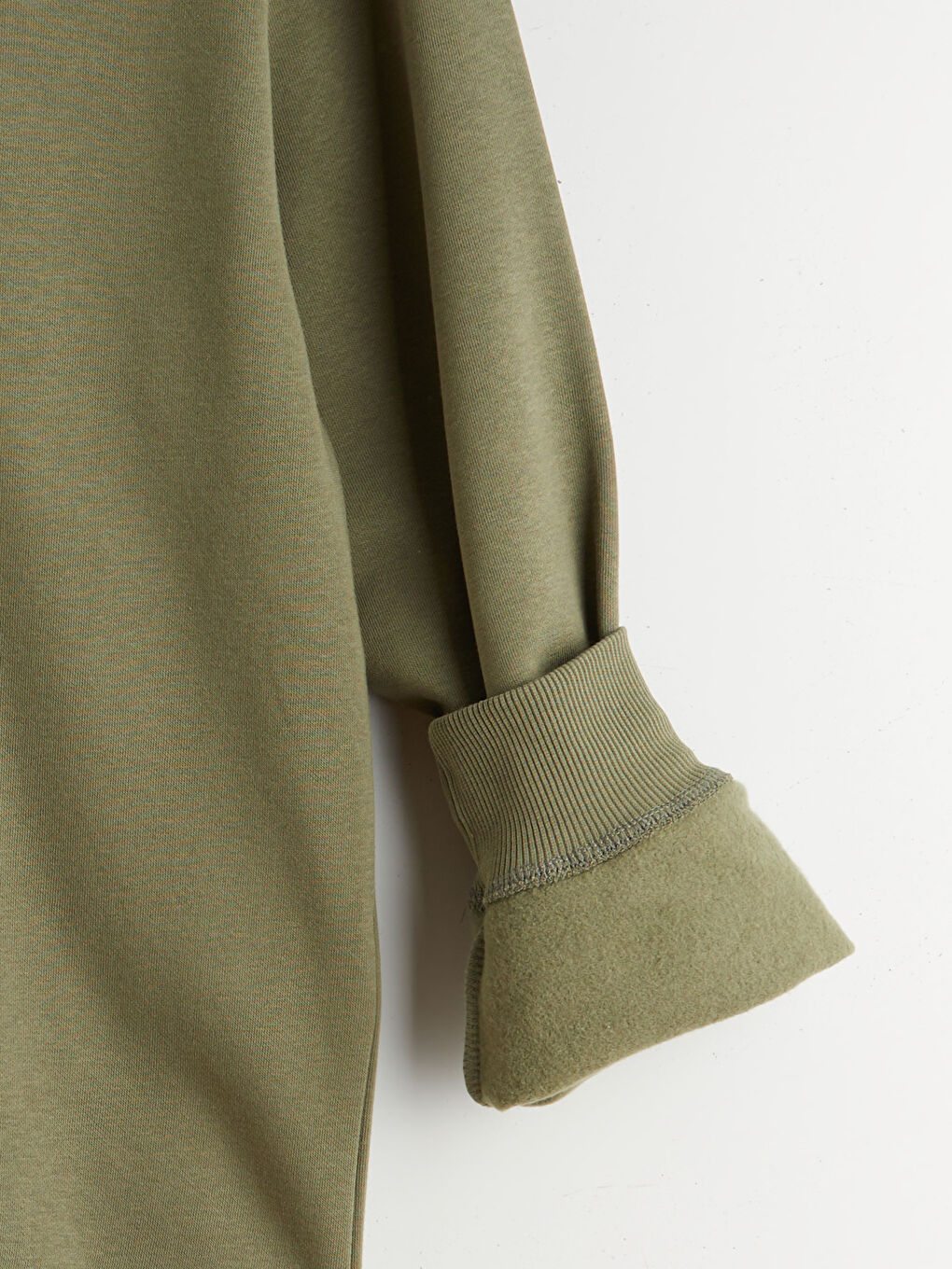 Yeşil Uzun Kollu One Piece Baskılı Erkek Hoodie-6