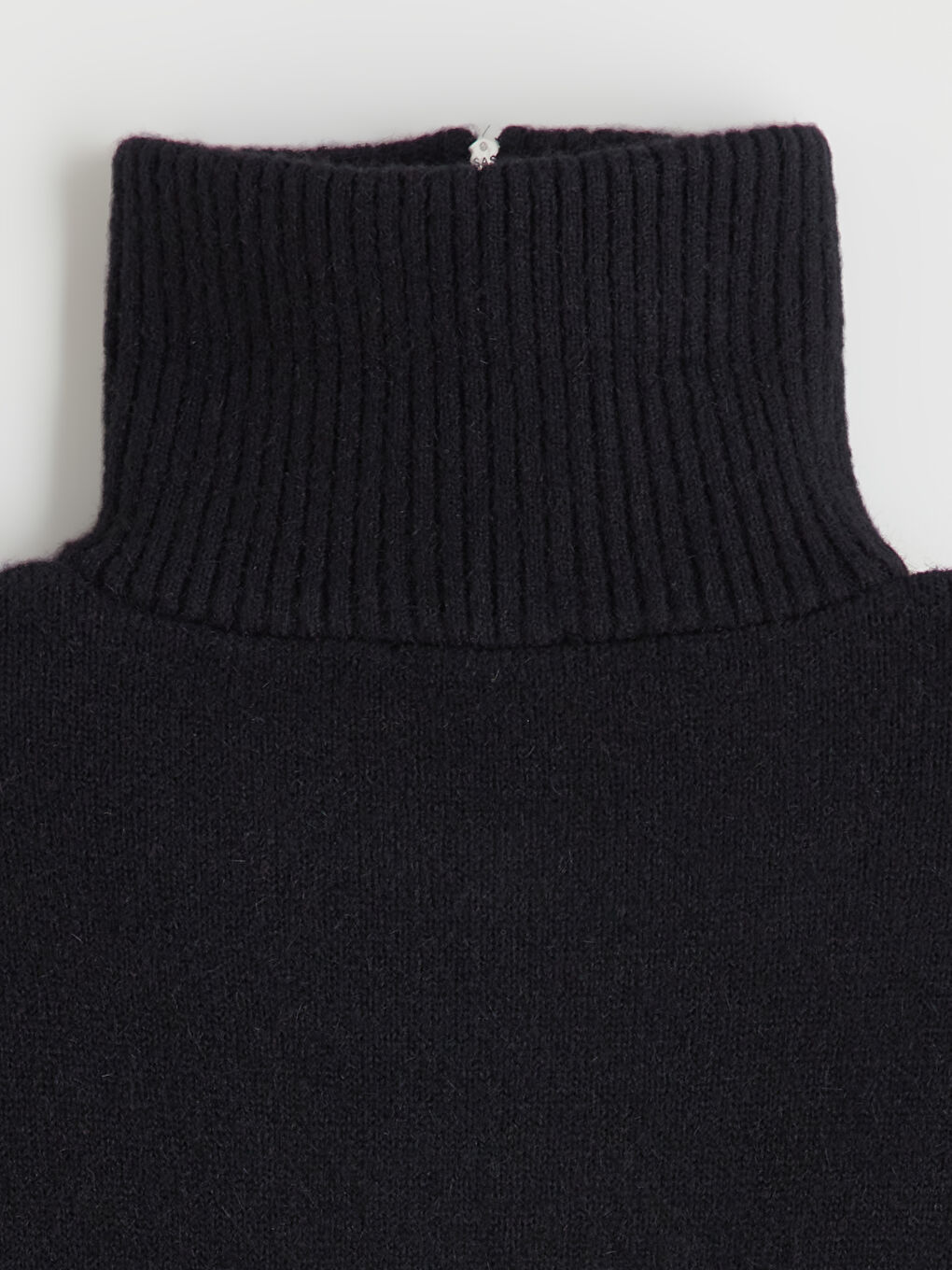 Fermuarlı Polo Yaka Kadın Triko Kazak-5