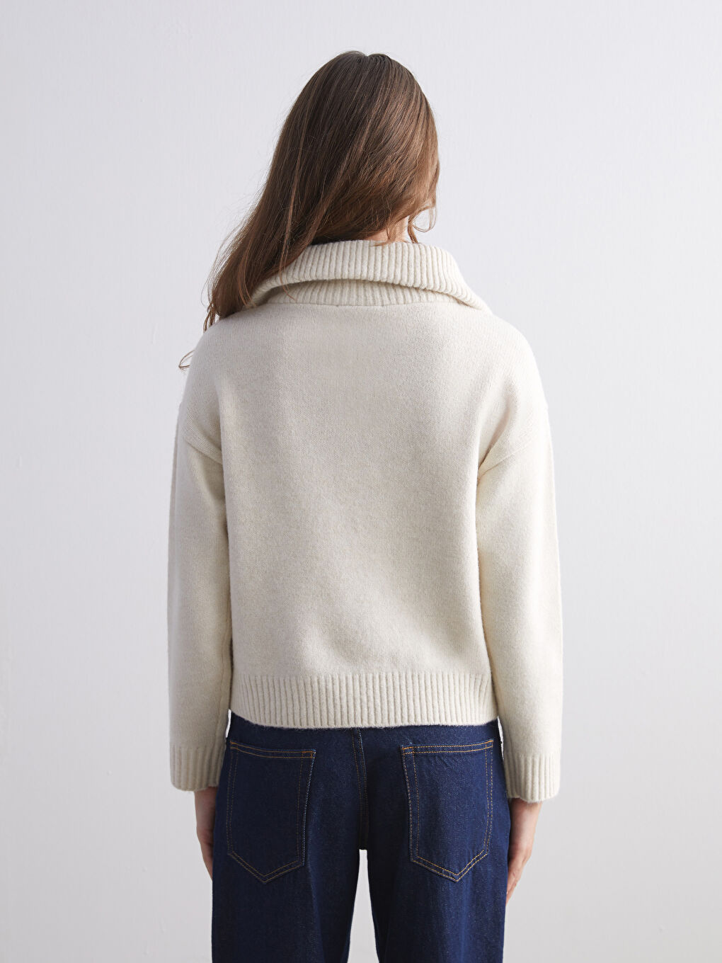 SVETLO BEŽ Džemper  Žena-3