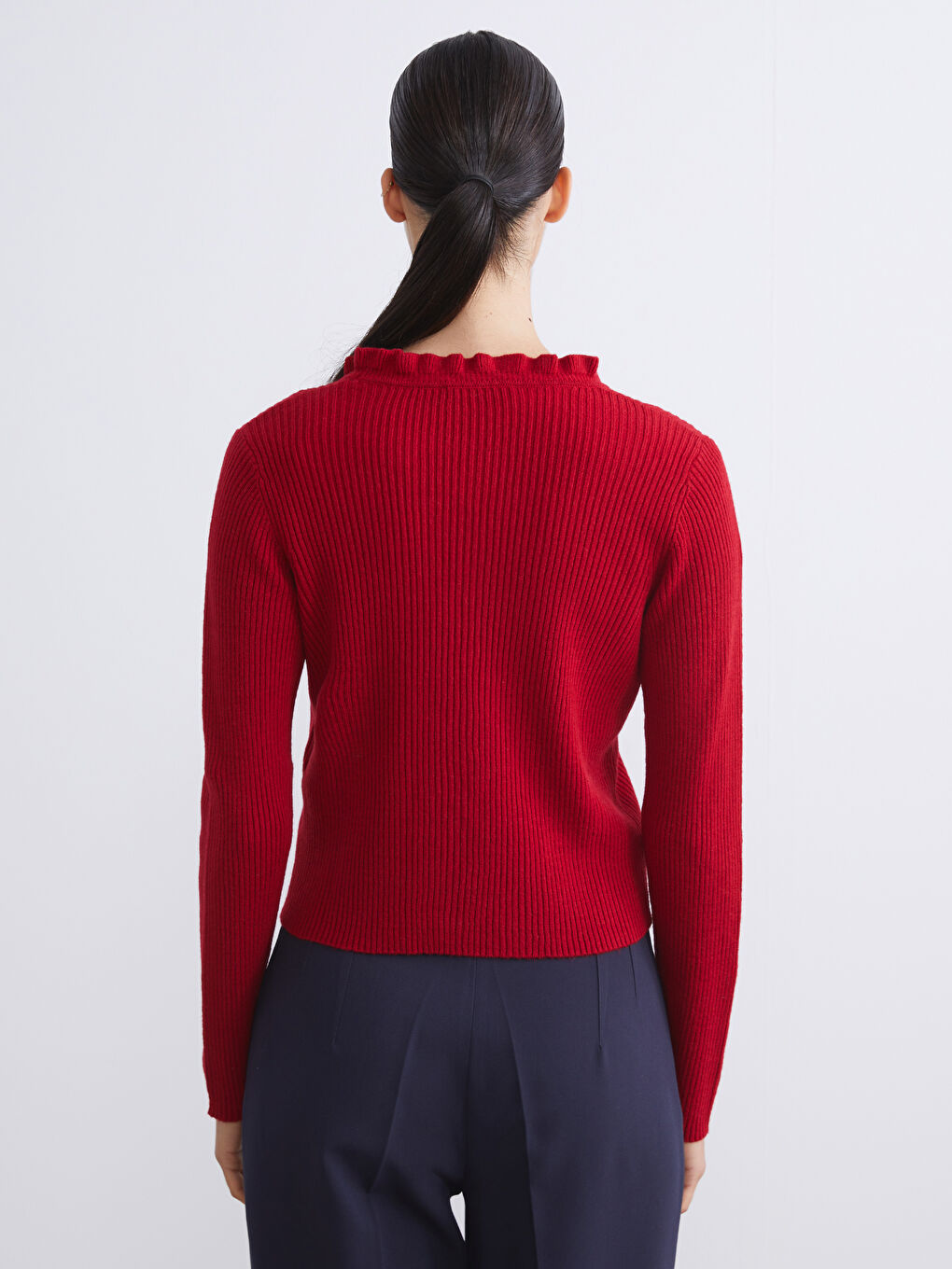 Woman RED Cardigan-3