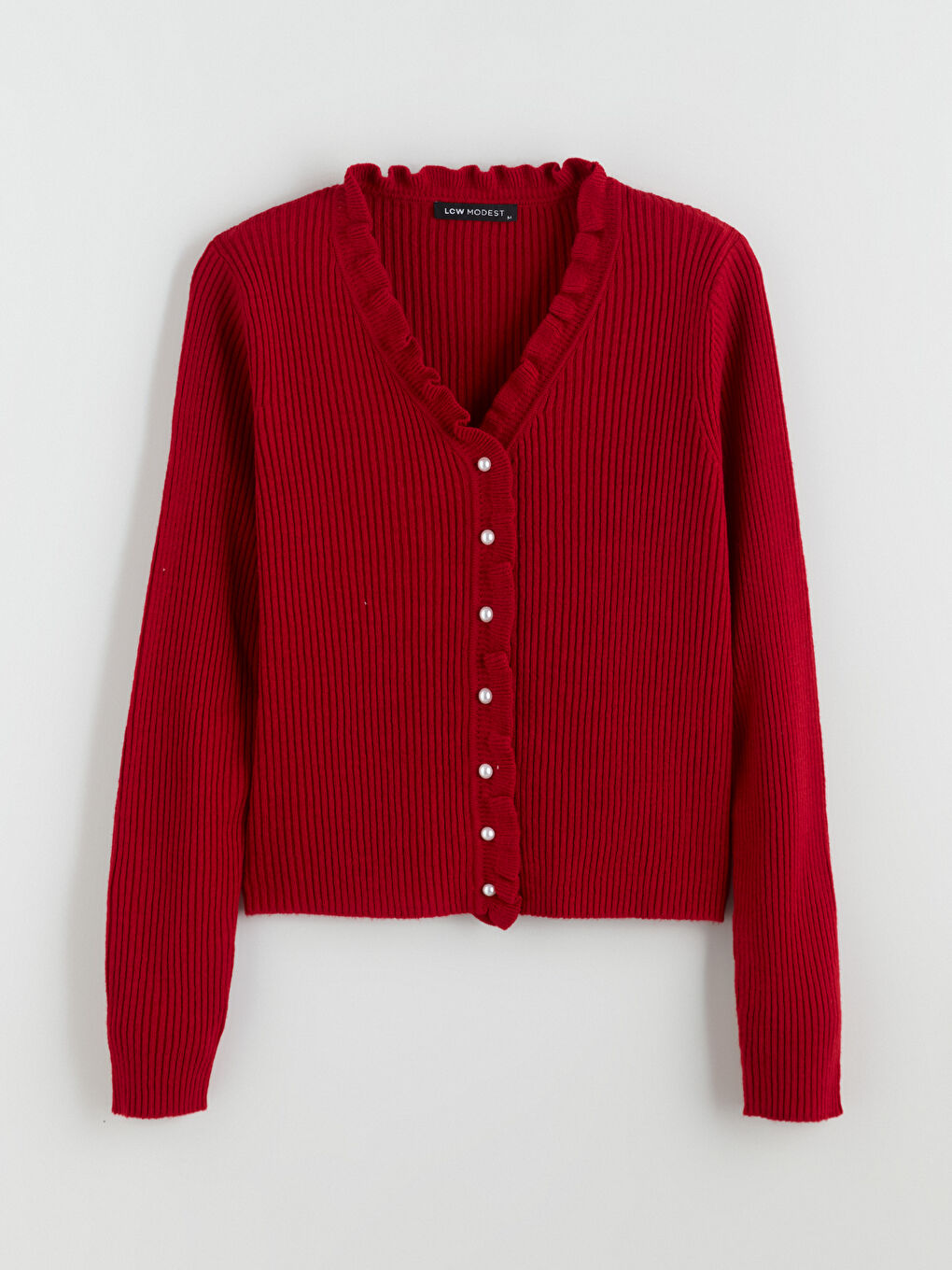 Woman RED Cardigan-4