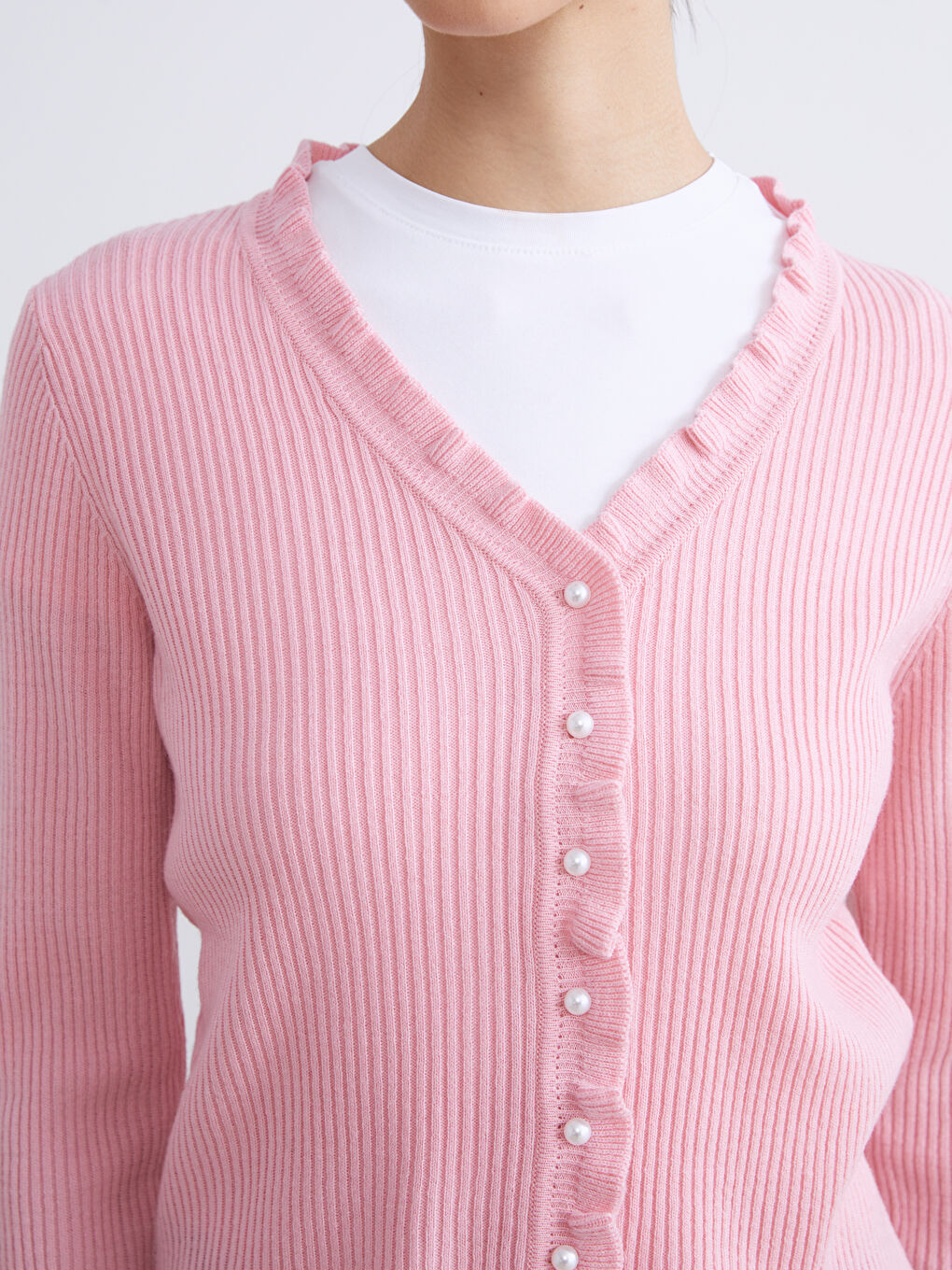 Woman PINK Cardigan-2