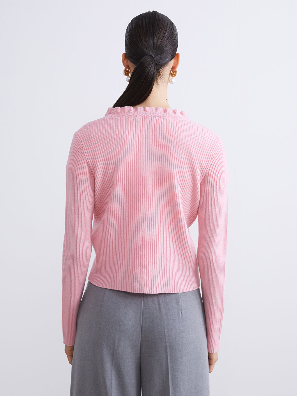 Woman PINK Cardigan-3