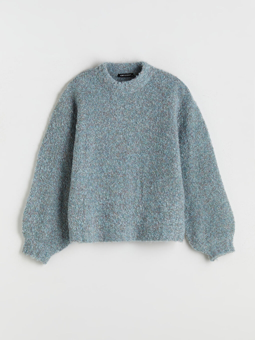 Crew Neck Oversize Women's Knitwear Sweater-4