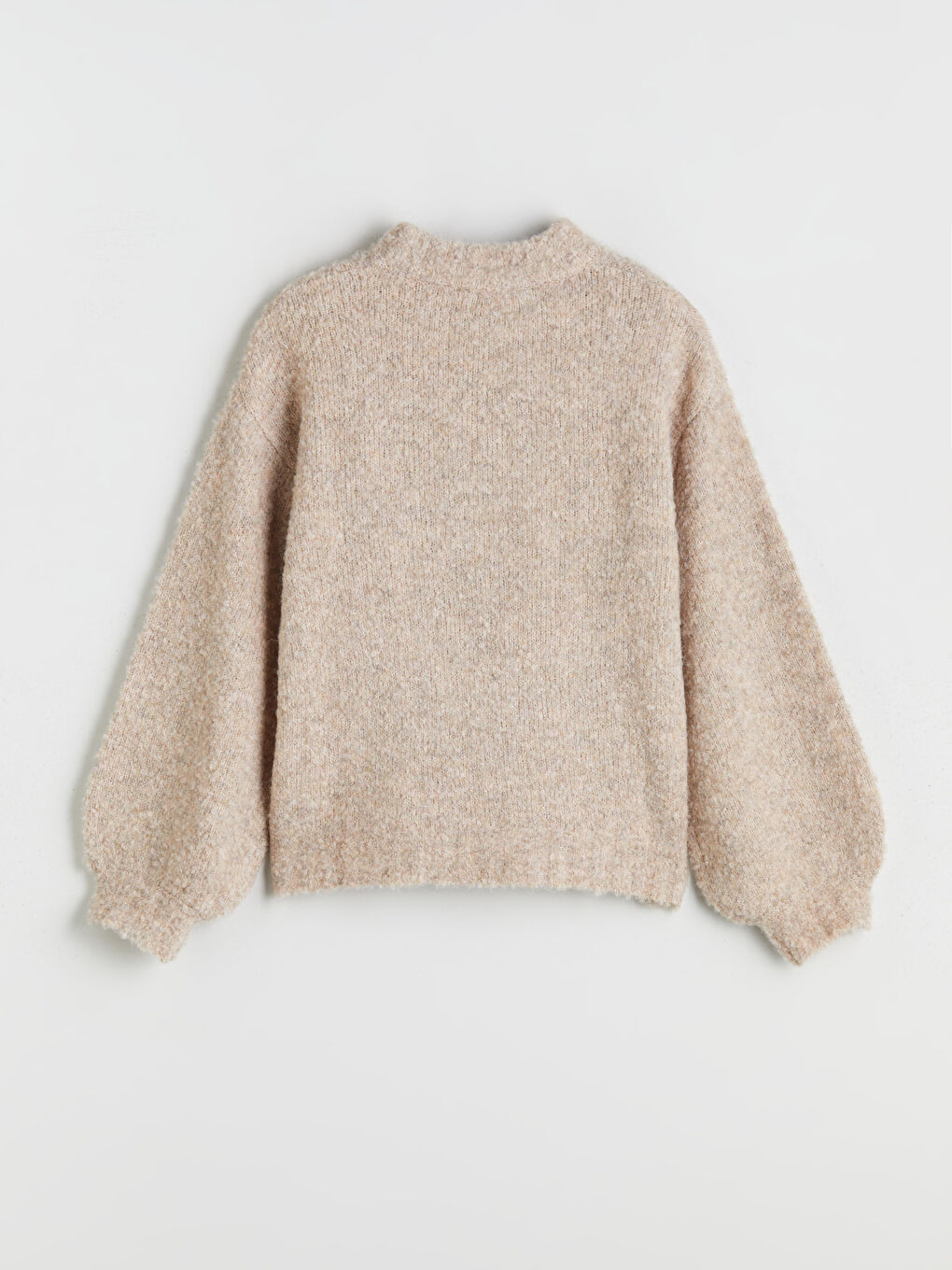 Džemper od trikotaže sa okruglim izrezom, prevelik za žene-5