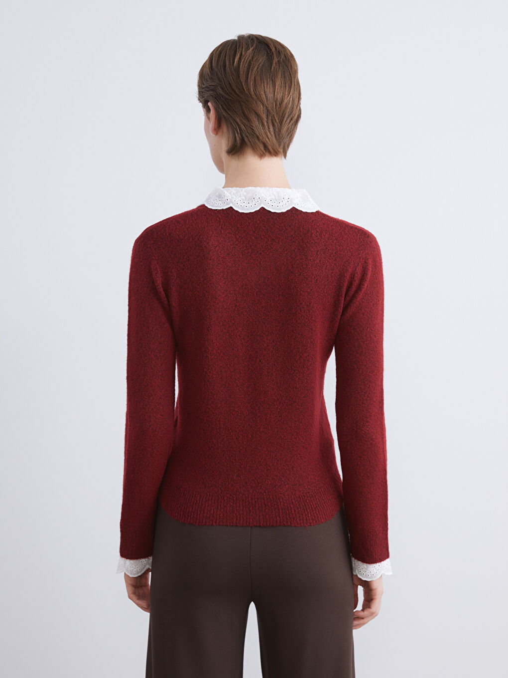 Woman BORDEAUX Sweater-3