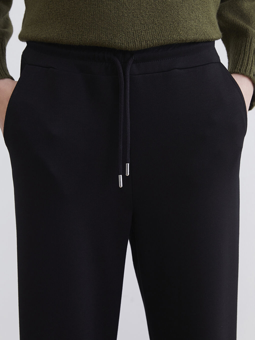 بنطال رياضة نساء بخصر مطاطي-2