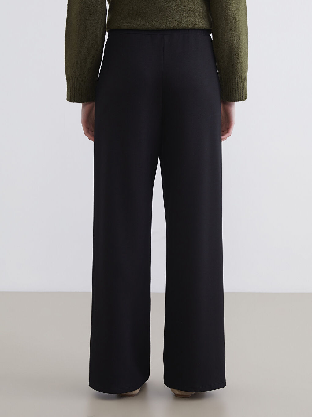 بنطال رياضة نساء بخصر مطاطي-3